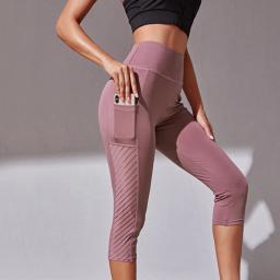 Esportes leggings para mulheres, esportes collants, fitness, corrida, yoga, atlético, ginásio - Image 4