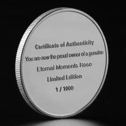 Edição limitada Moeda Comemorativa com Diamante, Momentos Eternos, Rosa, Confissão de Amor, Propor Casamento, Presente Memorial - Image 2