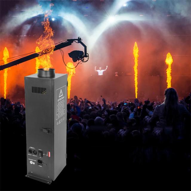 Equipamento MK-E01 com Efeitos Especiais para Casamentos - Pulverizador de Fogo 200W com Fase de Chama em Quatro Cantos