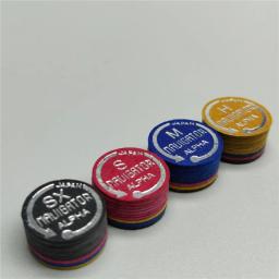 Ponta de taco de bilhar profissional, acessório de ponta alfa de 10 camadas, couro de porco, bilhar e carom 14mm - Image 1