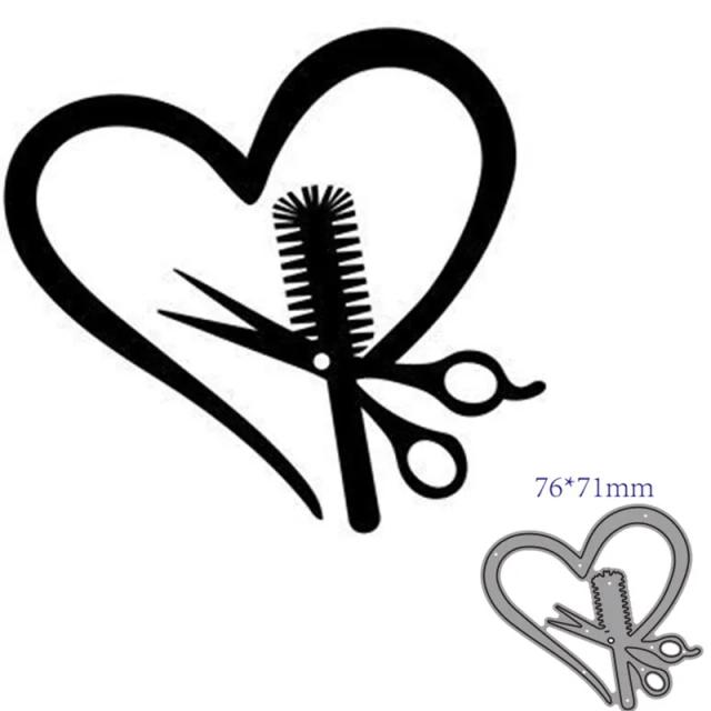 Molde de Corte em Metal para Scrapbook: Tesoura Decorativa, Estêncil e Faca para Artesanato e Papelaria