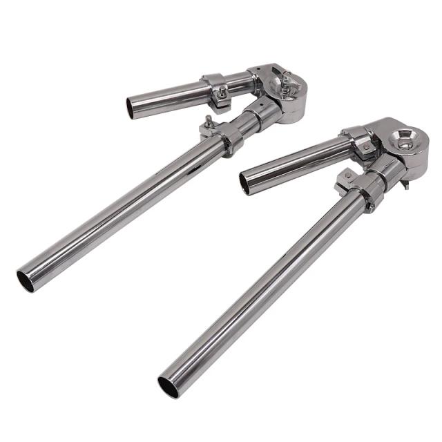 Acessórios de 22mm para Placa Giratória: Suporte de Tambor e Ferramenta de Exibição para Amantes de Percussão - Par Completo