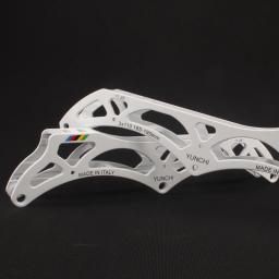 Yunchi neutrino inline velocidade patinação chassis 3 rodas 90 100 110 125mm quadro 4 rodas 4x90 4x100 4x110 base 165mm 195mm m7 liga - Image 4
