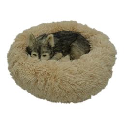 Cama do cão de estimação para o cão grande grande pequeno grande para casa do gato rodada sofá tapete de pelúcia produtos dropshipping pet calmante cama do cão cama donut - Image 4