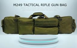 36 "saco de rifle caça m249 tático duplo carabina acolchoado armas caso para paintball - Image 2