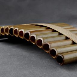Handmade Pan Flauta para Instrumentos Musicais Folk, Cor Original, C Key, De Pan Instrumento de Sopros, 15 Tubos - Image 5