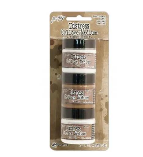 Ranger Retro com Rachaduras Foscas: Tinta Acrílica Inspirada em Van Gogh e Técnicas de Colagem