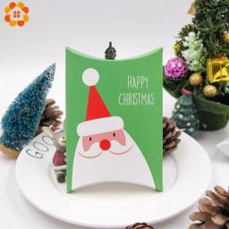 Conjunto de caixas para presentes e presentes de natal, cervo, papai, presente para convidados, decoração para festa de natal, 1 unidade - Image 4