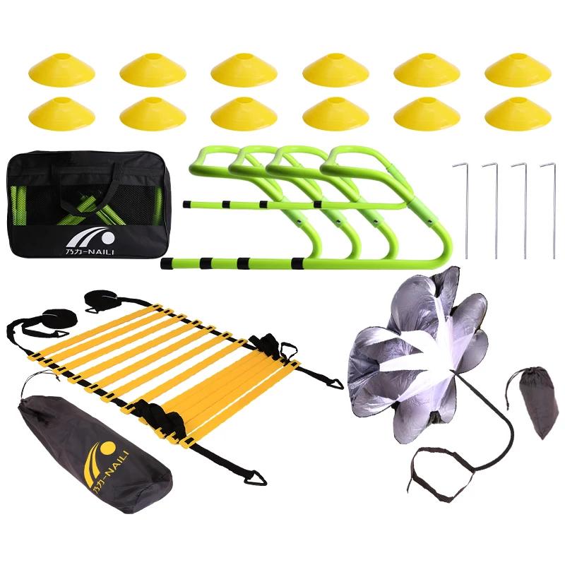 Alta Qualidade Multifuncional Futebol agilidade escada, conjunto De Treinamento De Velocidade, futebol, obstáculo Ajustável, kit De Treinamento, Fábrica Atacado - Image 1