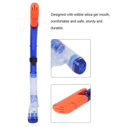 Snorkel De Borracha De Respiração Subaquática, snorkel De Mergulho, equipamento De Treinamento De Natação, tubo De Natação Meio Seco - Image 6