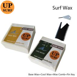 Prancha Base Wax e Surf Wax Comb com Foil Key, Cera Natural, Quente, Frio, WaxWater, Tropical, Frio, 3pcs por conjunto - Image 1