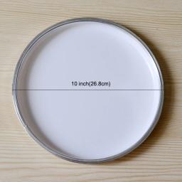 Cor branca tambor pele para tambor cabeças, som controlado pele, 10in, 12in, 14in, fábrica feita - Image 5