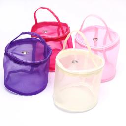 Agulhas de tricô Yarn Tote Organizer Saco redondo de crochê Artesanato DIY Cesta de armazenamento de lã Acessórios para ferramentas de costura - Image 5