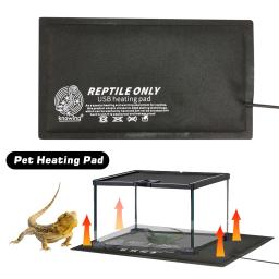 Tapete de aquecimento para répteis, tapete de aquecimento à prova d'água, controle de temperatura, incubadora, ferramentas para tartarugas, cobra, lagarto - Image 1