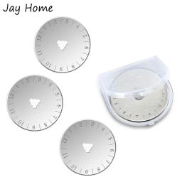 Kit de ferramentas de corte rotativo, 22 peças, 45 mm, cortador rotativo com 5 lâminas de reposição, clipe de costura e régua de retalhos para suprimentos de costura - Image 4