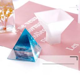 Molde de silicone pirâmide de 5 tamanhos, resina epóxi para diy, moldes de resina epóxi, artesanato, acessórios de fabricação de jóias, decoração de casa - Image 3