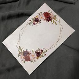 Pérola Envelope com Impressão Flor Personalizada, Convite De Casamento, Saco De Endereço De Retorno, Mailing, 120g, A7, 190x130mm, 50Pcs - Image 6