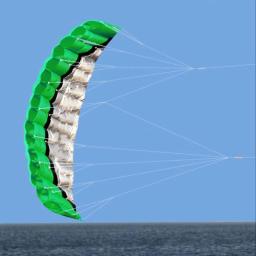 Asa de kitesurf adultos, treinador de kite, praia durável, verão, linhas duplas de truque, brinquedos dublês de fora, esporte, asa de voo - Image 2