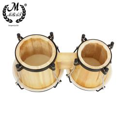 M mbat de madeira bongo tambor alta qualidade instrumento percussão 6 Polegada pandeiro africano com chave música acessórios ritmo presente - Image 6