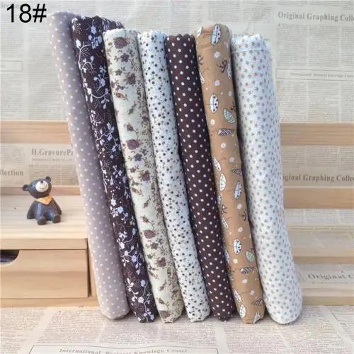 Novo tecido de algodão de sarja da série floral, pano de patchwork, material acolchoado de costura diy para bebês e crianças - Image 1