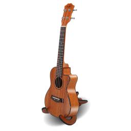 Acústico e elétrico Travel Guitar, guitarra de madeira mogno, Tenor, 23 ", 26", 4 cordas, Ukelele Tenor - Image 4