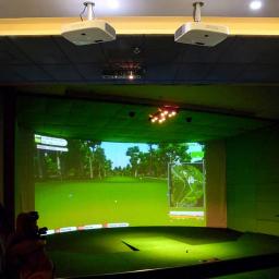 Tela da projeção do simulador do treinamento da bola do golfe, exposição do impacto, tela da projeção, prática interna do pano branco, 300x200cm - Image 3