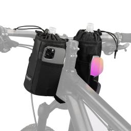 Rhinowalk saco de bicicleta ciclismo garrafa de água bolsa transportadora mtb bicicleta isolado chaleira saco equitação guiador 2 pçs acessórios - Image 3