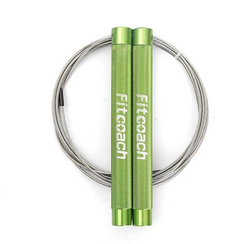 Fitcoach velocidade pular corda ajustável de alumínio pular corda para fitness, exercício de resistência, treinamento de intensidade - Image 1