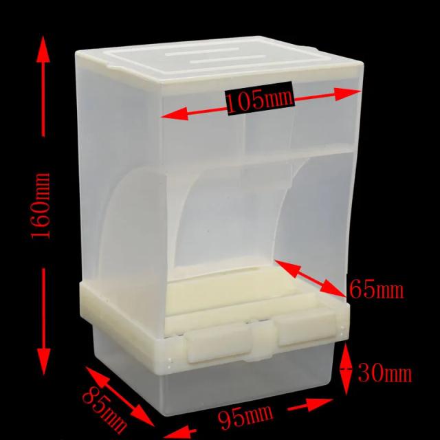Alimentador Automático para Papagaios: Recipiente de Alimentação e Prevenção de Pássaros para Animais de Estimação