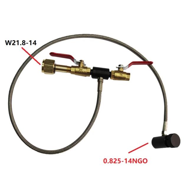 Estação de Recarga de Tanque de CO2 para Paintball com Rosca G5/8 e Padrões EUA CGA-320 ou UE W21.8-14