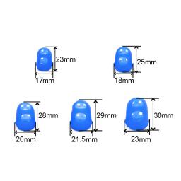 5 pçs cor aleatória multifuncional dedais de silicone oco para fora respirável luva de dedo protetor diy artesanato acessório de costura - Image 6