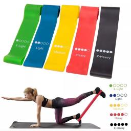 Bandas de Resistência Fitness para Yoga, Esticar, Pull Up Assist, Borracha, Crossfit, Exercício, Treinamento, Equipamento de Treino, Ginásio - Image 1