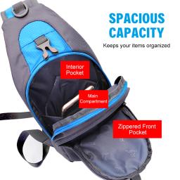 Lixada ao ar livre à prova dwaterproof água peito sling pacote unissex mochila peito crossbody saco de ombro bolsa de viagem esportes ginásio daypack - Image 5