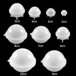 Cristal Rodada Silicone Moldes para Fazer Jóias, 3D Bola Artesanato Pingente, Molde de Resina Epóxi, Ferramentas DIY, Descobertas Suprimentos, 1PC - Image 2