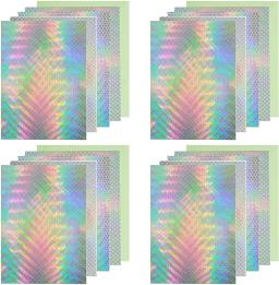 20 pçs fita reflexiva escalas de peixes adesivo holográfico filme adesivo flash fita de isca para a pesca que faz diy - Image 1