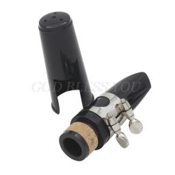 Kit de bocal de clarinete com ligadura, uma palheta e tampa de plástico preta, drop shipping - Image 2