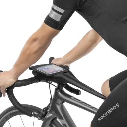 Rockbros tira de suar para bicicleta, acessório para ciclismo indoor, cobertura absorvente de suor para esportes e mountain bike - Image 3