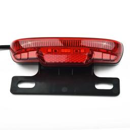 Luz traseira led impermeável para bicicleta, 36-60v, luz de segurança, acessórios de ciclismo noturno, durável - Image 3