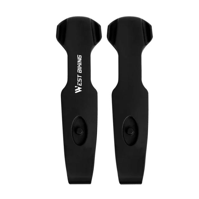 Alavanca Profissional para Pneus de Bicicleta West Biking - Ferramentas de Reparo para MTB e Estrada em Conjunto com 2 Peças
