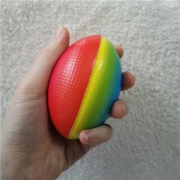 Rugby American Football Toy Balls para crianças, Hand Squeeze, Esponja de espuma, Anti Stress Relief Balls, Brinquedos esportivos ao ar livre, 9cm - Image 5