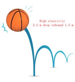 Bolas de basquete de aperto elástico macio, mini bola esportiva, anti ansiedade, alívio do estresse, malabarismo, bolas de salto para crianças e adultos - Image 2