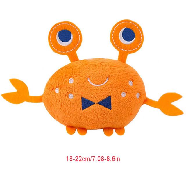 Brinquedo de pelúcia em forma de peixe para cães e gatos com som ao apertar