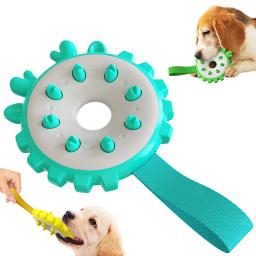 Tpr brinquedo do animal de estimação de borracha ao ar livre treinamento anel cão frisbee molar dentes mordida resistente acessórios limpos dentes juguetes - Image 3