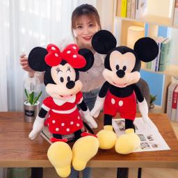 Disney-Mickey Mouse peluches infantis, bonecas de anime kawaii, modelos recheados da Minnie, presente de aniversário e Natal 40-120cm - Image 4