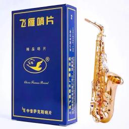 FLYINGGOOSE-Eb Alto Sax Azul Caixa Reeds, Acessórios Saxofone Instrumento, Tamanho 2.0 2.5 3.0, 10 Reeds por caixa - Image 4