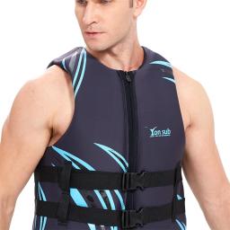 Jaqueta salva-vidas neoprene para homens e mulheres, colete para adultos - Image 4