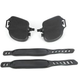Pedais de bicicleta para bicicleta ergométrica, alças alargadas, ciclismo esportivo, casa ou academia, peças de equipamento fitness, 1 par - Image 3