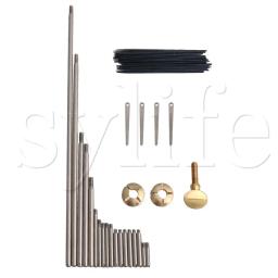 Kit de peças para reparo de saxofone, ferramentas para saxofone alto, conjunto de parafusos, agulhas de mola e 25 peças de almofadas de sax tipo c, diy - Image 3