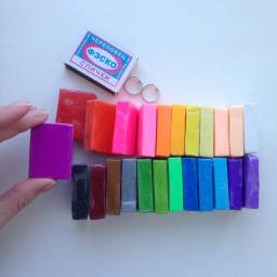 Brinquedo flexível e suficiente para crianças, argila do polímero, forno de modelagem, argila artesanal, plasticina, quebra-cabeça, brinquedos, artesanato, total de 24 cores - Image 3