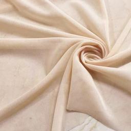 A tela alta da elasticidade o elastano de náilon 4 maneiras estiram a roupa da malha do laço para costurar meias de fundo drapeado macias da camisa por medidores - Image 3